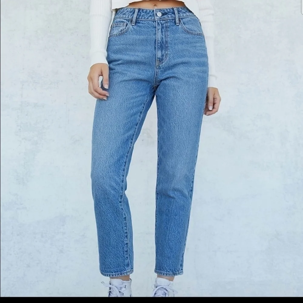 Pacsun women mom high rise jean 26 Y2K Retro Blue Casual Vacation - Picture 9 of 9